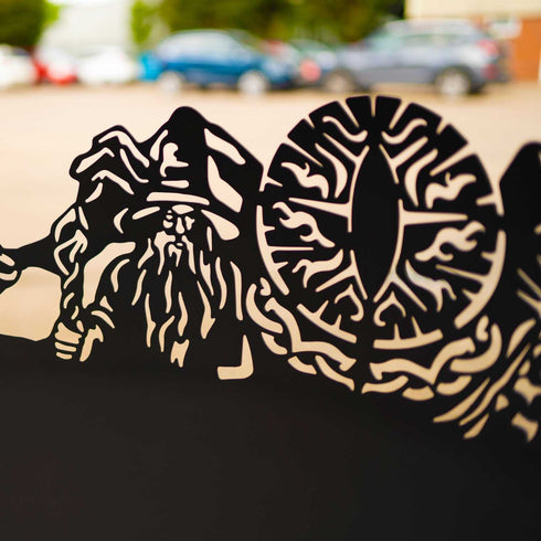 Bespoke Spherical Fire Pit MIDDLE EARTH